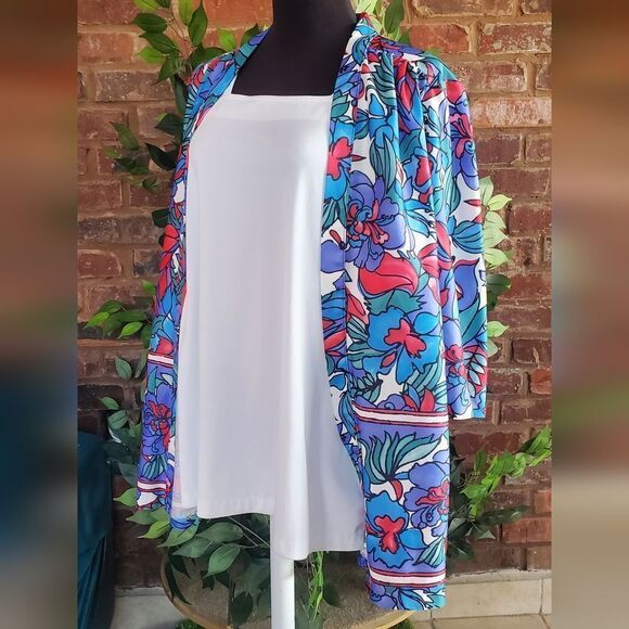 Vintage 2 piece floral jacket - Picture 3 of 11